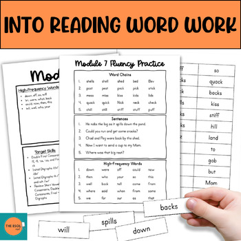 Preview of Into Reading Kindergarten High Frequency and Decodable Weekly Word Sorts