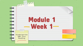 HMH Into Reading Module 1 Week 1 Kindergarten Google Slide