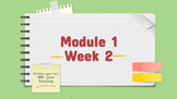 HMH Into Reading Module 1 Week 2 Kindergarten Google Slide