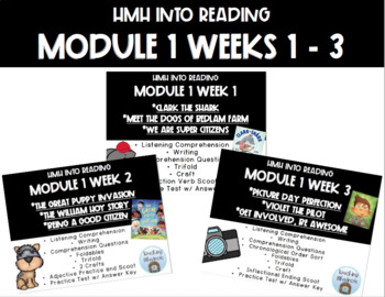 Preview of 2ND GRADE HMH INTO READING MODULE 1 WEEKS 1 - 3 BUNDLE