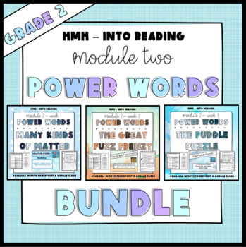 Preview of HMH Into Reading Module 2 Power Words Bundle