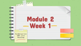 HMH Into Reading Module 2 Week 1 Kindergarten Google Slide