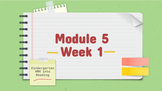 HMH Into Reading Module 5 Week 1 Kindergarten Google Slide