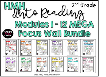 Preview of HMH Into Reading Modules 1 - 12 Focus Wall MEGA Bundle - ENTIRE YEAR!