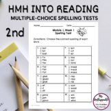 HMH Into Reading Multiple Choice Spelling Tests 2nd Grade 