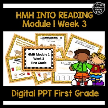 Preview of HMH Into Reading POWERPOINT Lesson Module 1, Week 3 First (1st) Grade