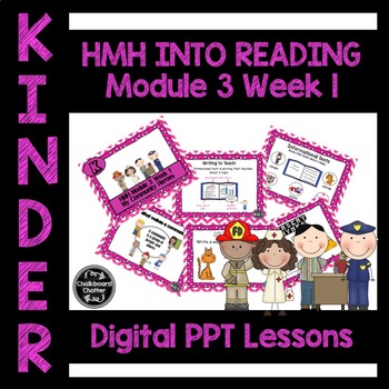 Preview of HMH Into Reading POWERPOINT Lesson Module 3, Week 1 Kindergarten (K)