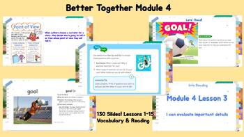 Preview of HMH Into Reading Slides Grade 1 Module 4