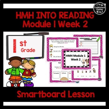 Preview of HMH Into Reading SMART Board Lesson Module 1, Week 2 First  (1st) Grade