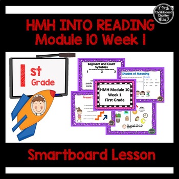 Preview of HMH Into Reading SMART Board Lesson Module 10, Week 1 First  (1st) Grade