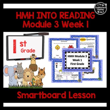 Preview of HMH Into Reading Smart Board Lesson Module 3, Week 1 First (1st) Grade