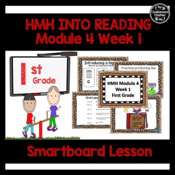 Preview of HMH Into Reading Smart Board Lesson Module 4, Week 1 First (1st) Grade
