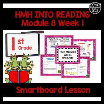 Preview of HMH Into Reading SMART Board Lesson Module 8, Week 1 First  (1st) Grade