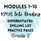 HMH Into Reading-DIFFERENTIATED SPELLING List Practice Pag