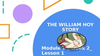 Preview of 2nd Grade - HMH Into Reading The William Hoy Story