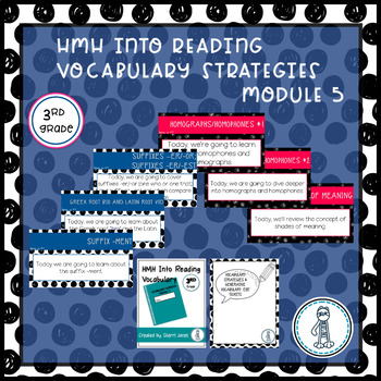 Preview of HMH Into Reading Vocabulary Supplemental - Module 5 ~ 3rd Grade