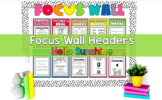 HMH Into Reading | Weekly Focus Wall Headers | Hello Sunshine