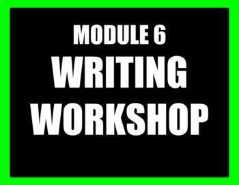 Preview of HMH Into Reading Writing Workshop Grade 4 Module 6 Daily Slides