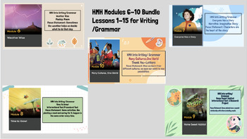 Preview of Editable HMH Into Writing/Grammar Modules 6-10