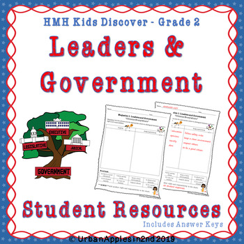 Preview of Leaders and Government l HMH Kids Discover l Grade 2