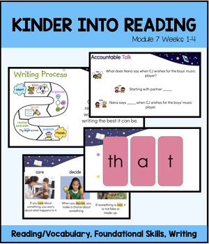 Preview of HMH Kindergarten Into Reading Module 7 Google Slides