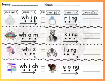 Preview of HMH M7W3 Structured Literacy Inspired Worksheets with Free Week of Slides