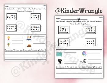 Preview of HMH M8W3 Structured Literacy Inspired Worksheets with Free Week of Slides