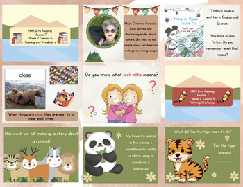 Preview of HMH Module 7 Week 2 Into Reading Inspired Reading and Writing Slides