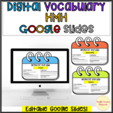 HMH Vocabulary Word of the Day Digital Google Slides 3rd grade