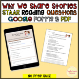 HMH Why We Share Stories STAAR Reading Questions Google Fo