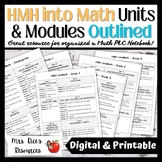 HMH intoMath K-5 Units/Modules OUTLINED- BUNDLE