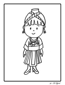 Printable: Hmong Coloring Book – CAMACrafts Store