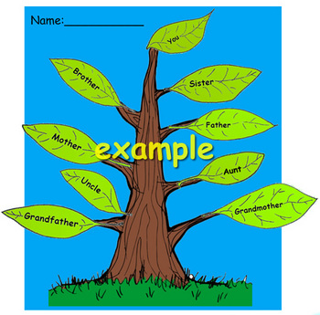 HMR Grade  1  Theme 04 Story 1  Family  Tree  Activity  by 