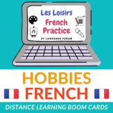 HOBBIES French Distance Learning | Hobby French BOOM Cards