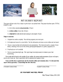 HOBBY ORAL, WRITTEN, or SLIDESHOW REPORT, RUBRIC