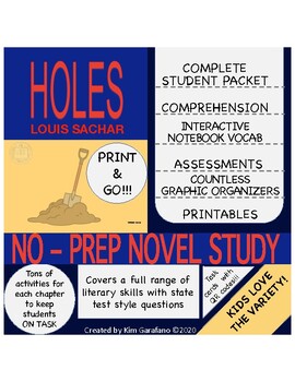 Progeny Press Holes by Louis Sachar Book and Study guide CD-ROM