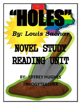 Preview of HOLES Comprehension/Vocabulary/Assessment CCSS 315 Page Novel Study Unit