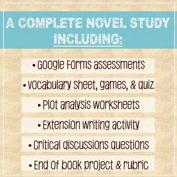 Holes Novel Study Printable + Digital [Louis Sachar] by Gay Miller