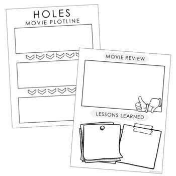 book report for holes