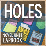 HOLES Novel Unit Study | Lapbook Project Activity | Intera