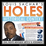 Holes Historical Context Article and Assignment - Racism C