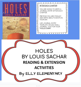 Preview of HOLES by Louis Sachar:  NOVEL STUDY & INTERDISCIPLINARY UNIT