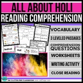 HOLI Reading Comprehension Passages Questions writing asse