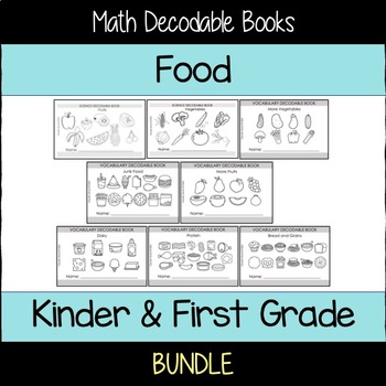 Preview of FOOD BUNDLE: Decodable Books