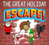 HOLIDAY Escape Room Bundle (Activities, Trivia & Puzzle Ga