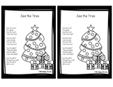 HOLIDAY FREEBIE: See the Tree Christmas Emergent Reader Po