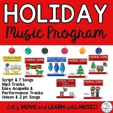 Holiday Music Program: Songs, Script, Sheet Music, Mp3 Tra