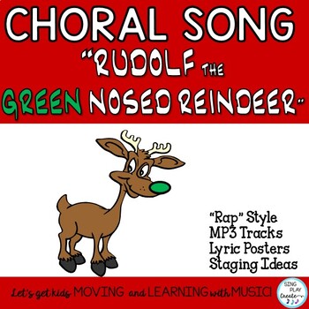 Preview of Holiday Song or Rap: "Rudolf the Green Nosed Reindeer"  Mp3 Tracks