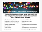 HOLIDAY SCAVENGER HUNT- social distance style! 