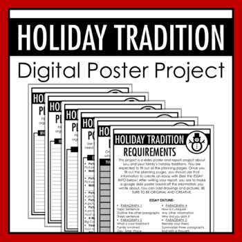 Preview of HOLIDAY TRADITION POSTER PROJECT (DIGITAL AND PHYSICAL)